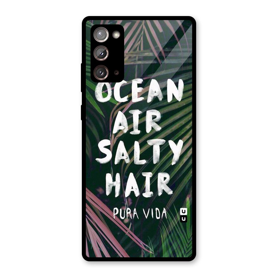 Salty Hair Glass Back Case for Galaxy Note 20