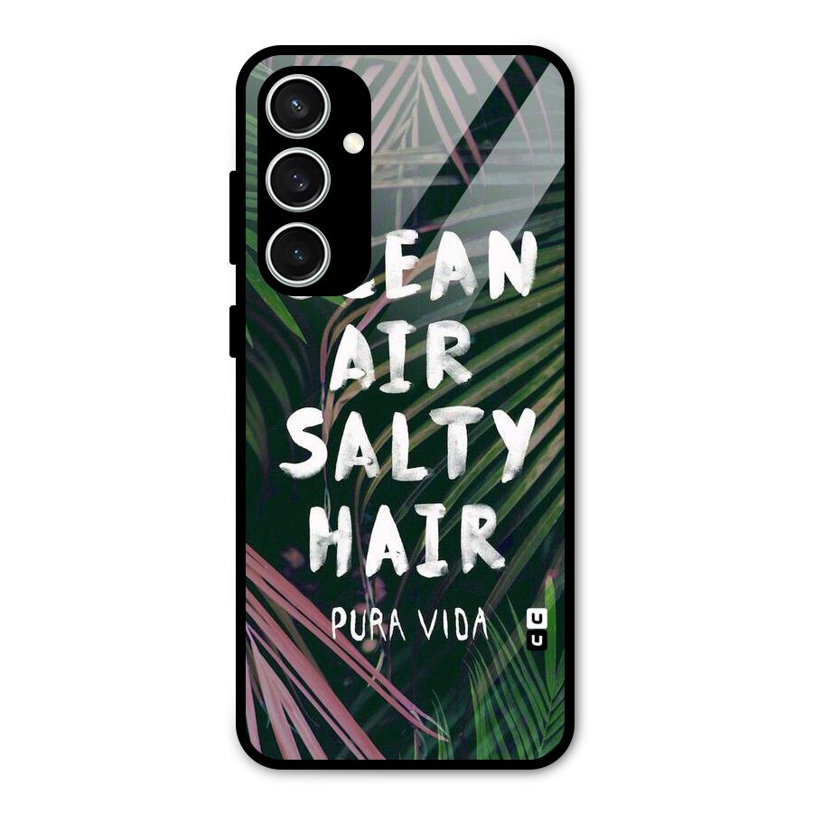 Salty Hair Glass Back Case for Galaxy S23 FE