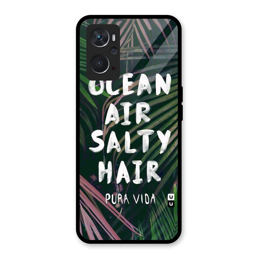 Salty Hair Glass Back Case for Oppo K10 4G