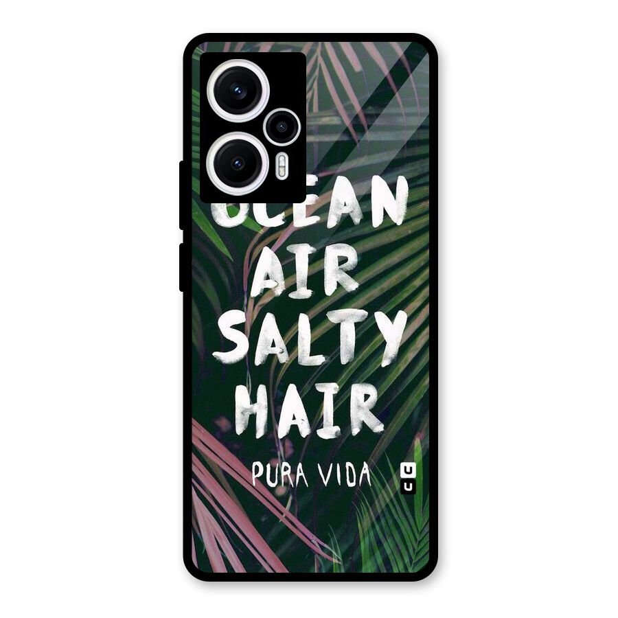 Salty Hair Glass Back Case for Poco F5