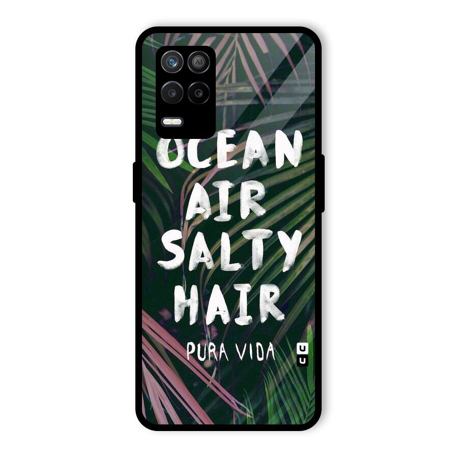 Salty Hair Glass Back Case for Realme 8s 5G
