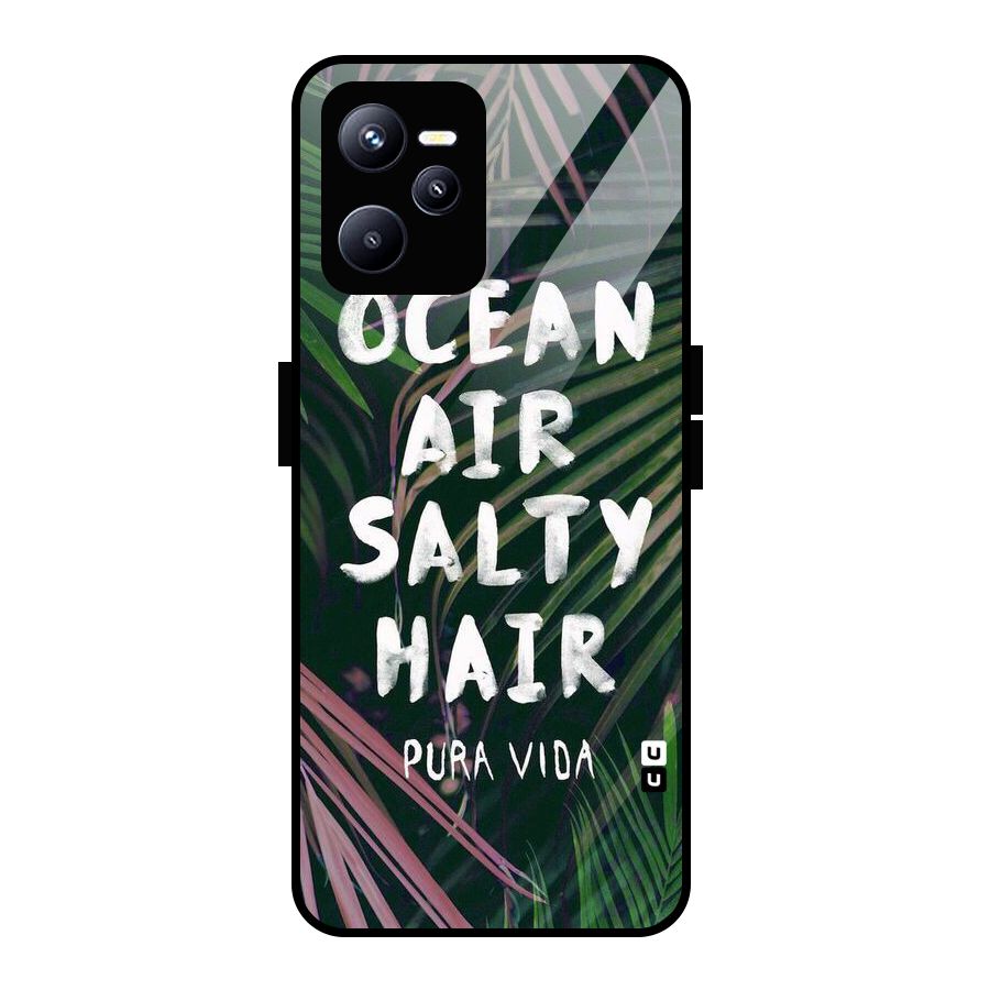 Salty Hair Glass Back Case for Realme C35