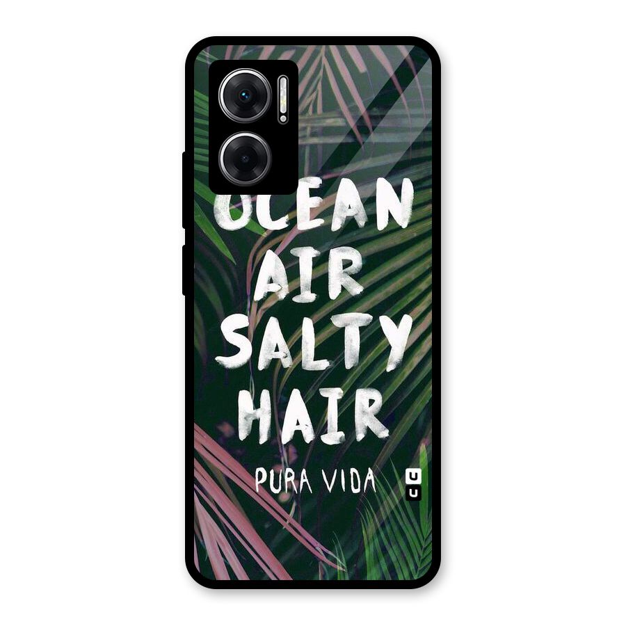 Salty Hair Glass Back Case for Redmi 11 Prime 5G
