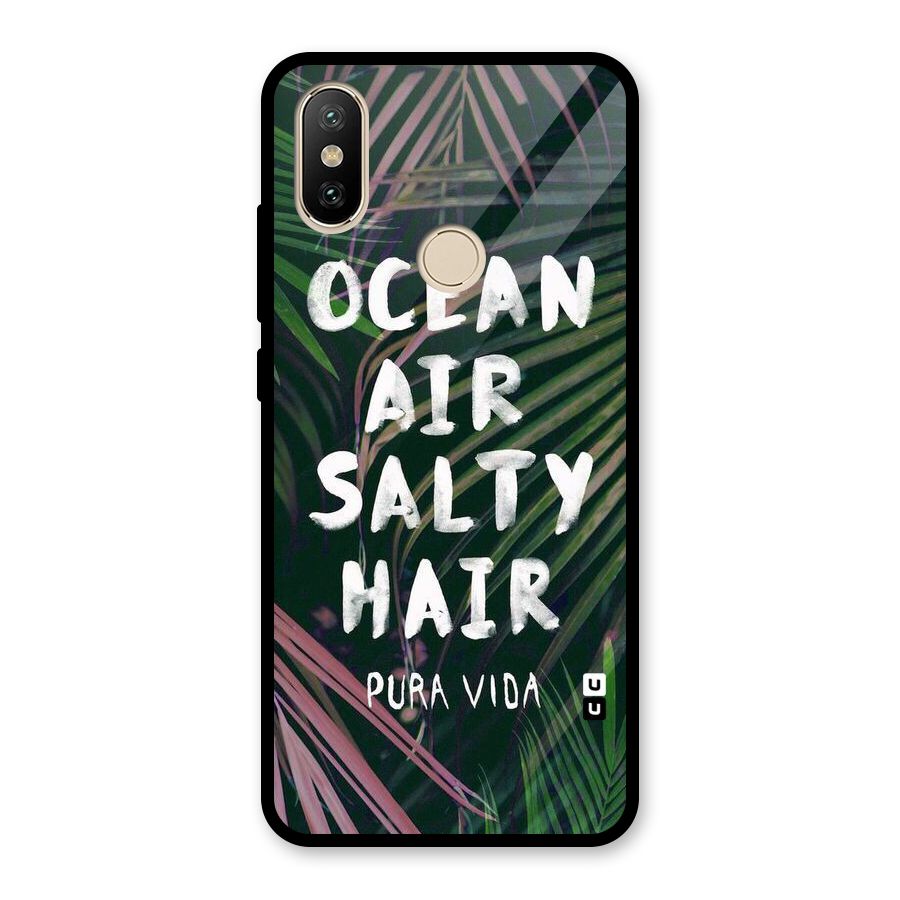 Salty Hair Glass Back Case for Redmi A2