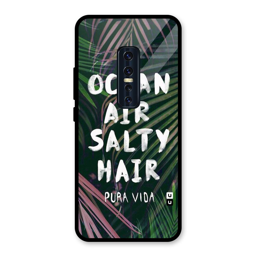 Salty Hair Glass Back Case for Vivo V17 Pro