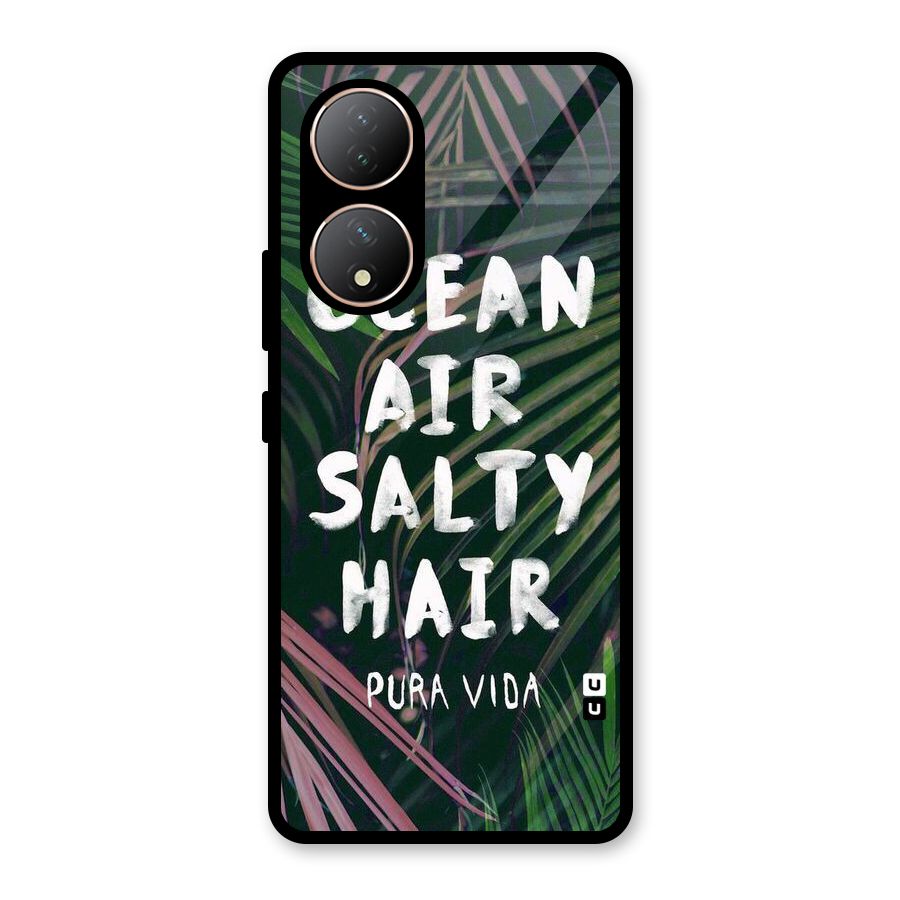 Salty Hair Glass Back Case for Vivo Y100A