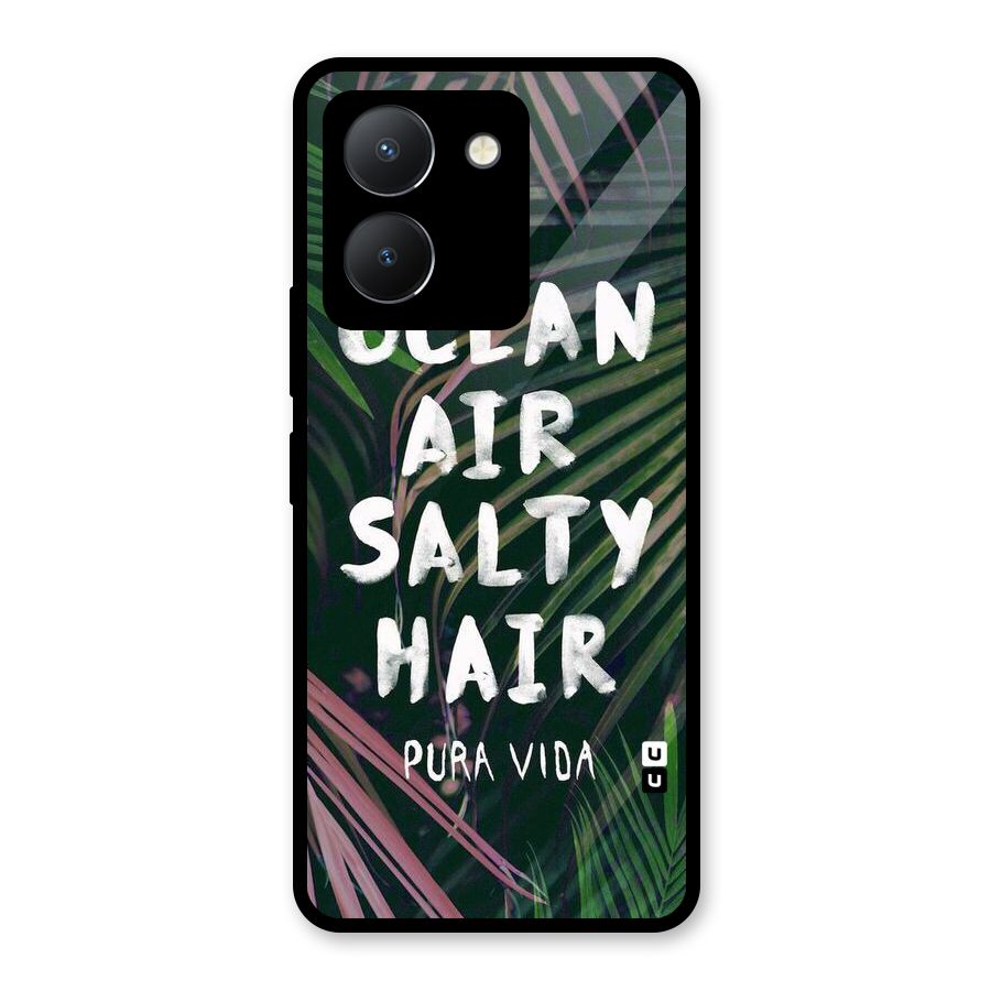 Salty Hair Glass Back Case for Vivo Y36