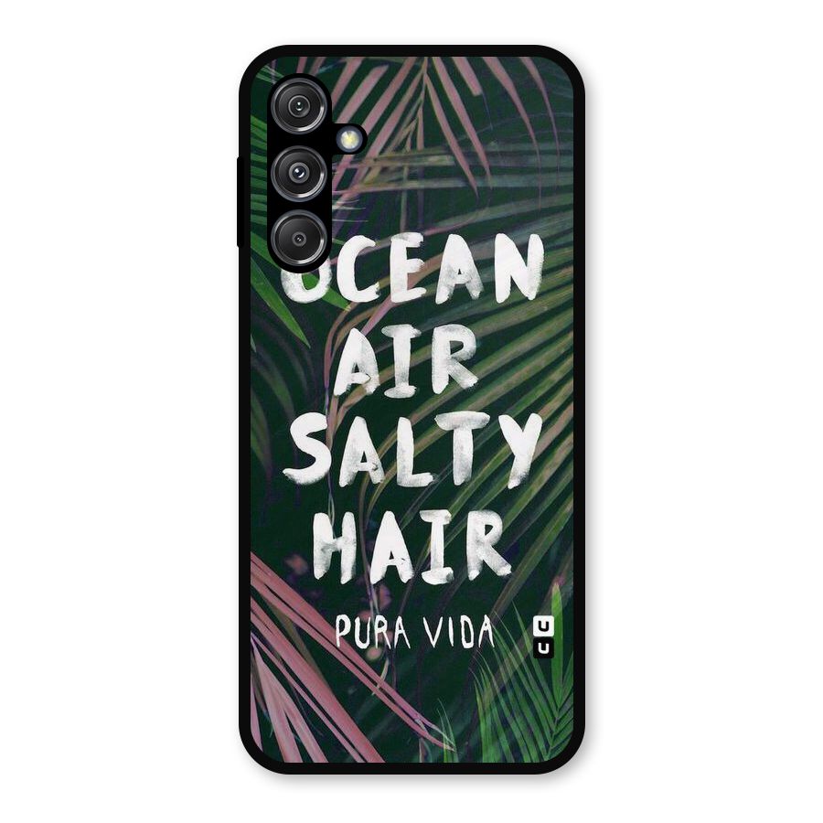 Salty Hair Metal Back Case for Galaxy M34 5G
