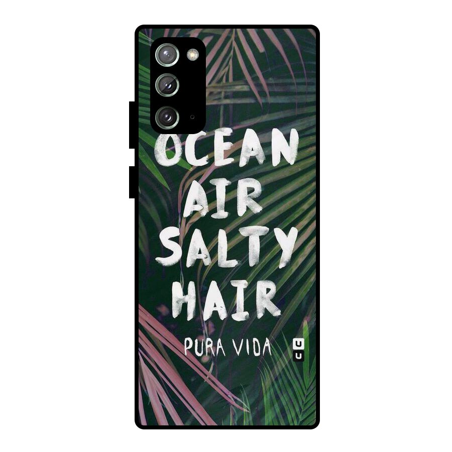 Salty Hair Metal Back Case for Galaxy Note 20