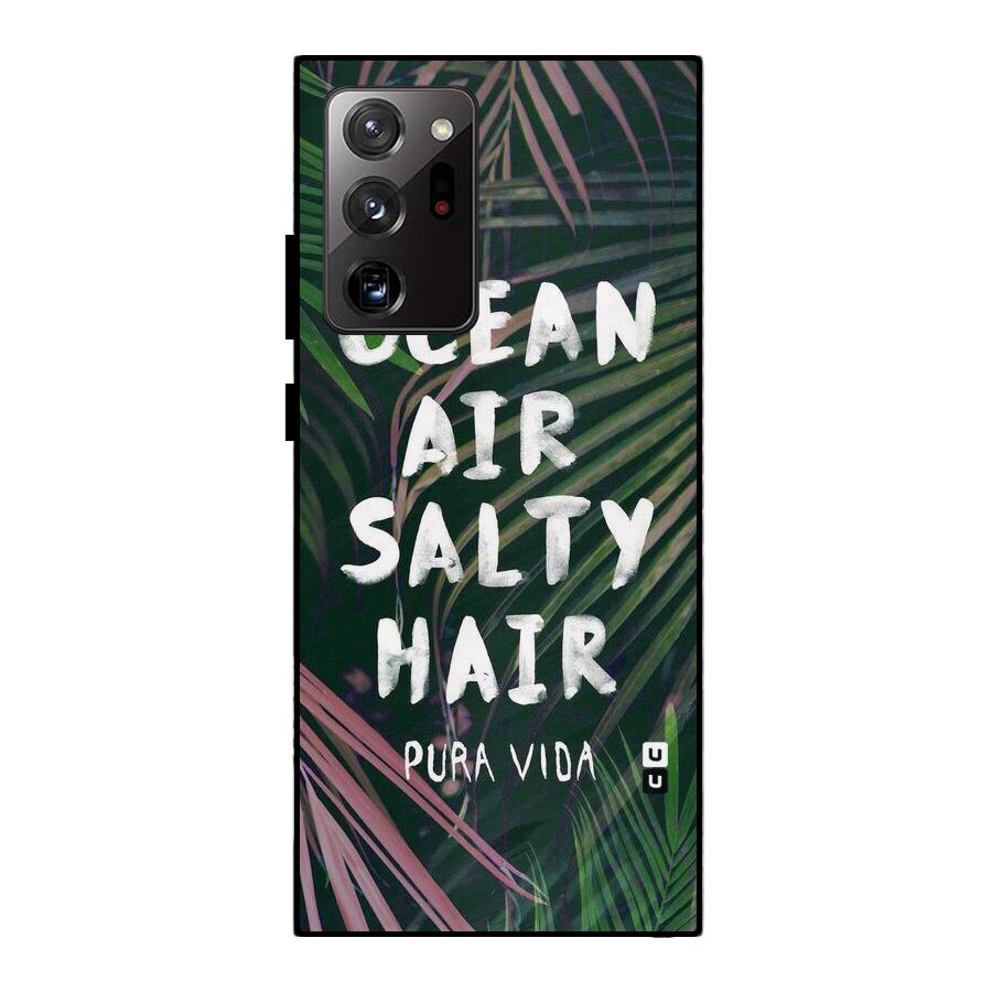 Salty Hair Metal Back Case for Galaxy Note 20 Ultra
