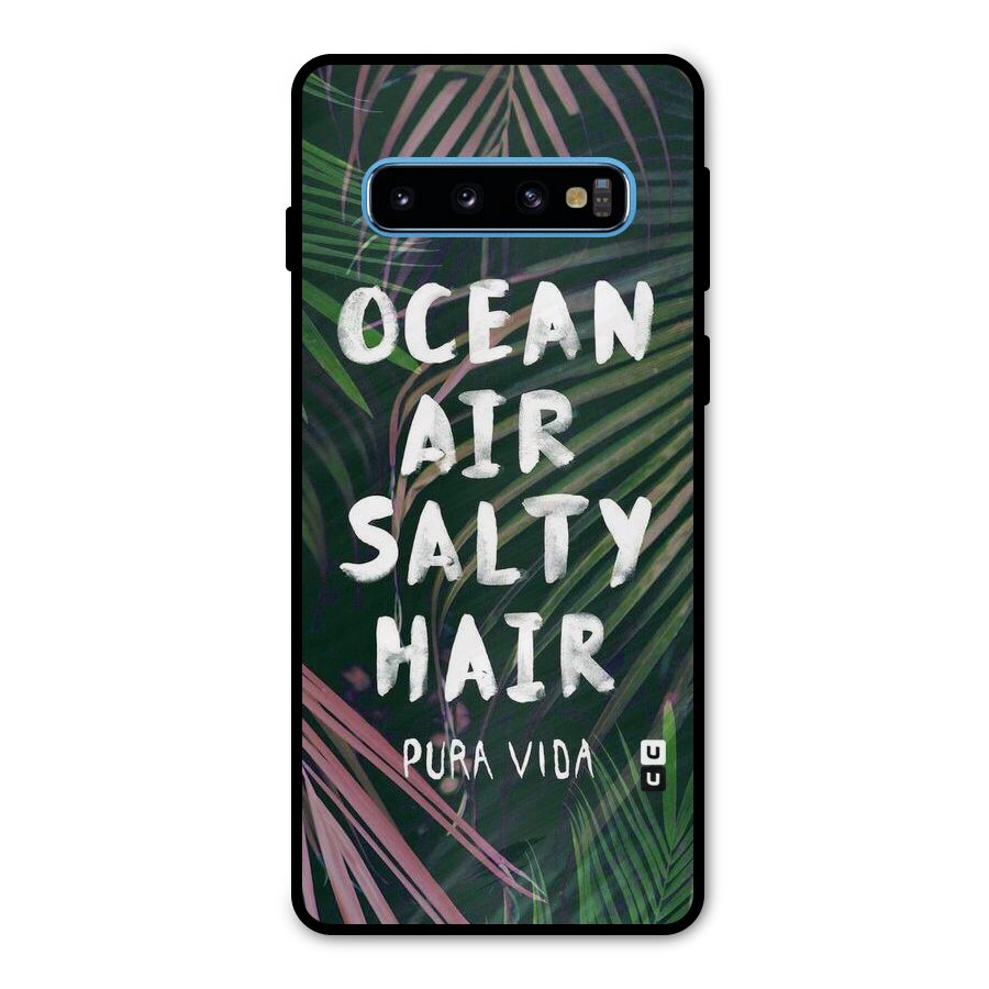Salty Hair Metal Back Case for Galaxy S10