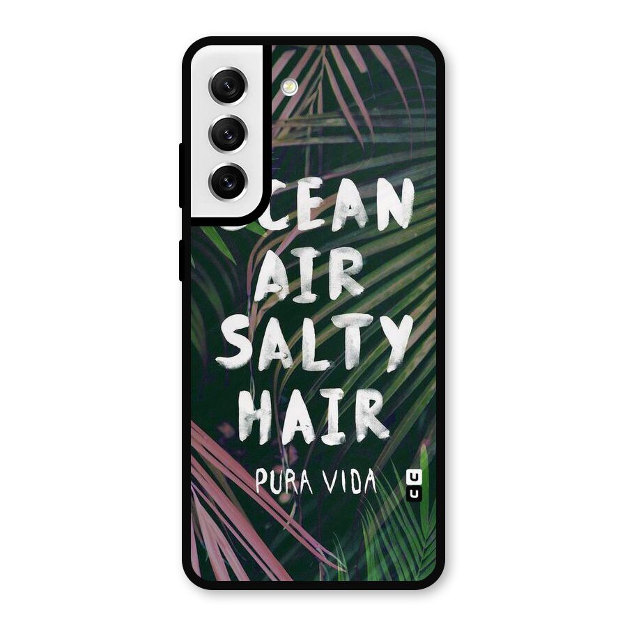 Salty Hair Metal Back Case for Galaxy S21 FE 5G