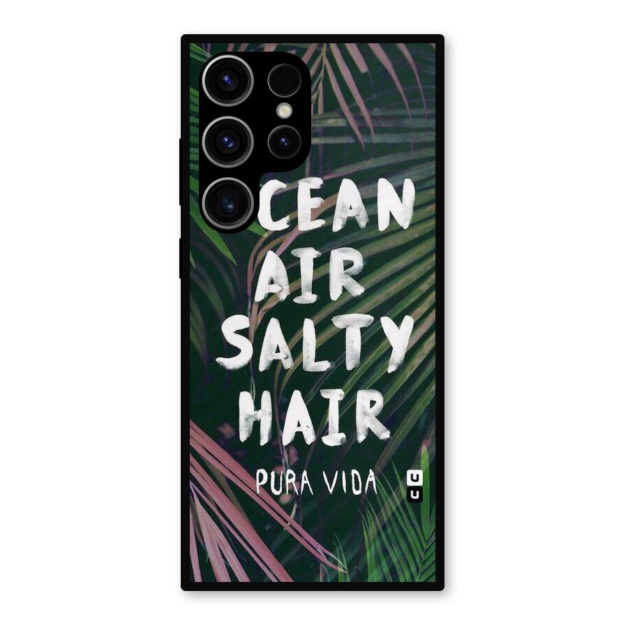 Salty Hair Metal Back Case for Galaxy S23 Ultra