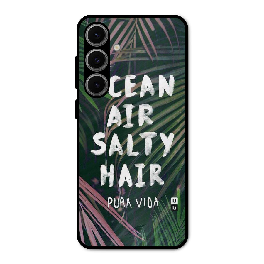 Salty Hair Metal Back Case for Galaxy S24 FE