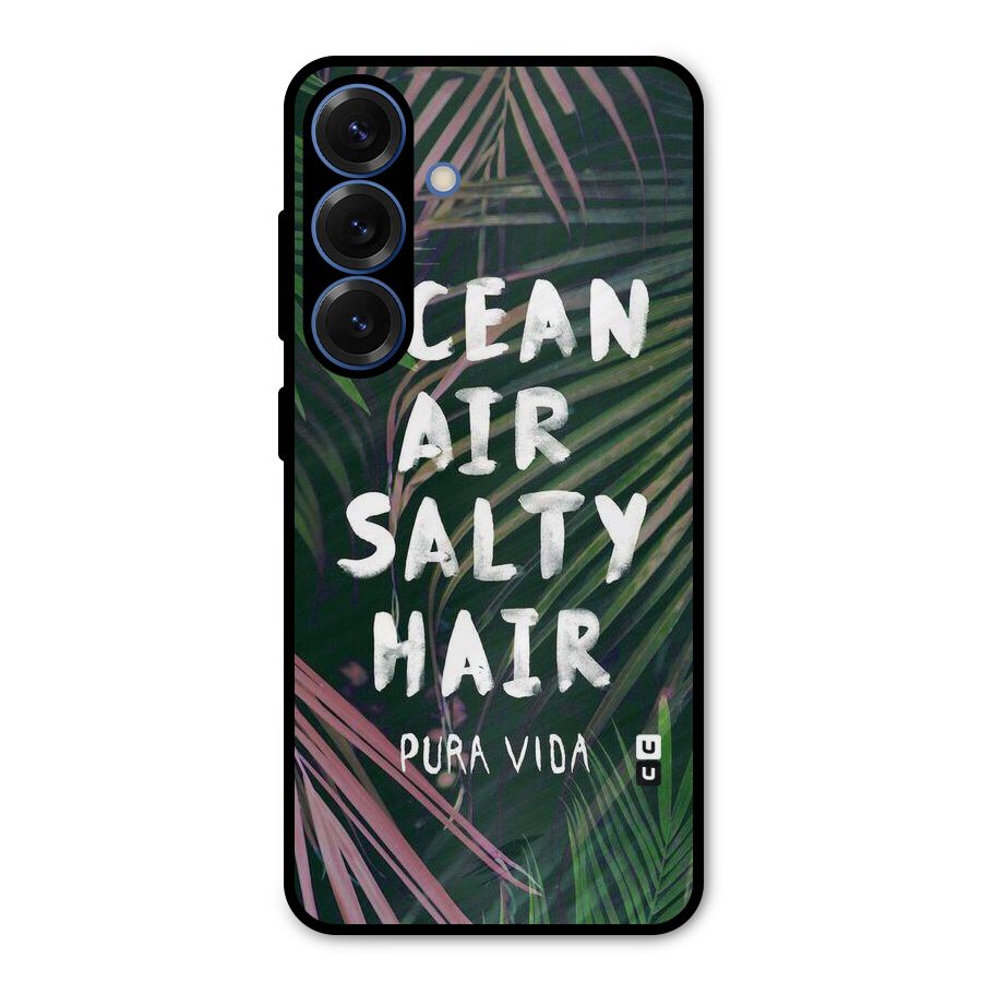 Salty Hair Metal Back Case for Galaxy S25
