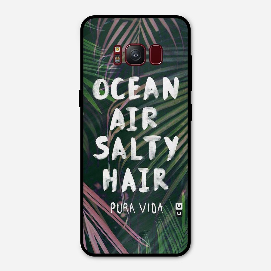 Salty Hair Metal Back Case for Galaxy S8