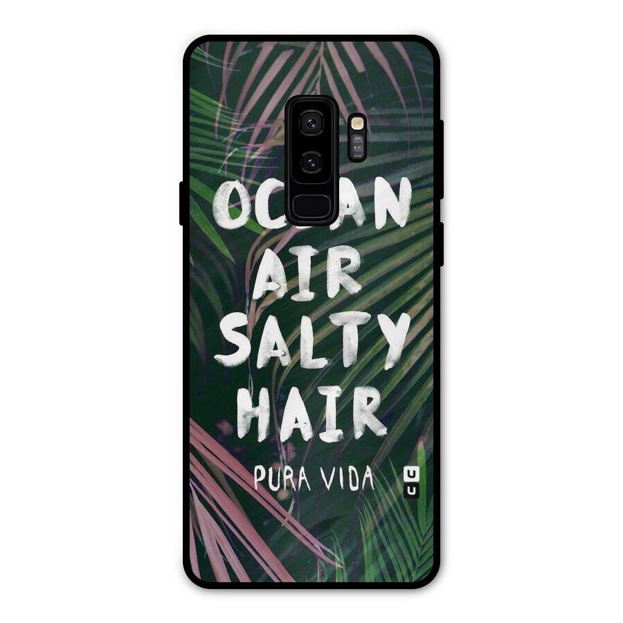 Salty Hair Metal Back Case for Galaxy S9 Plus
