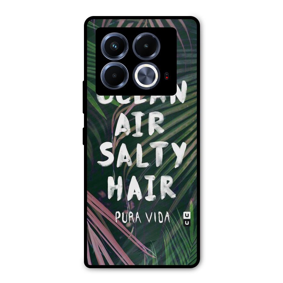 Salty Hair Metal Back Case for Infinix Note 40 5G