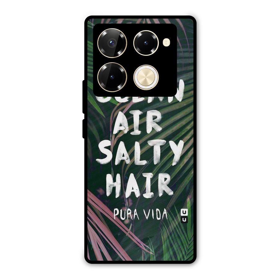 Salty Hair Metal Back Case for Infinix Note 40 Pro