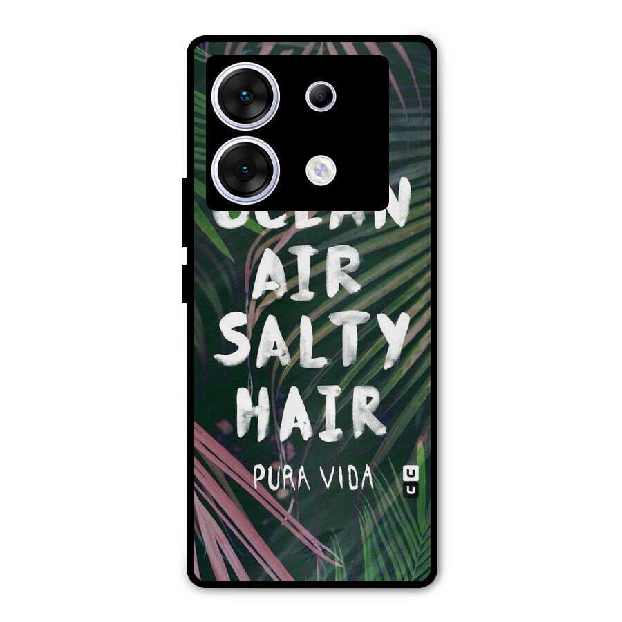 Salty Hair Metal Back Case for Infinix Zero 30 5G