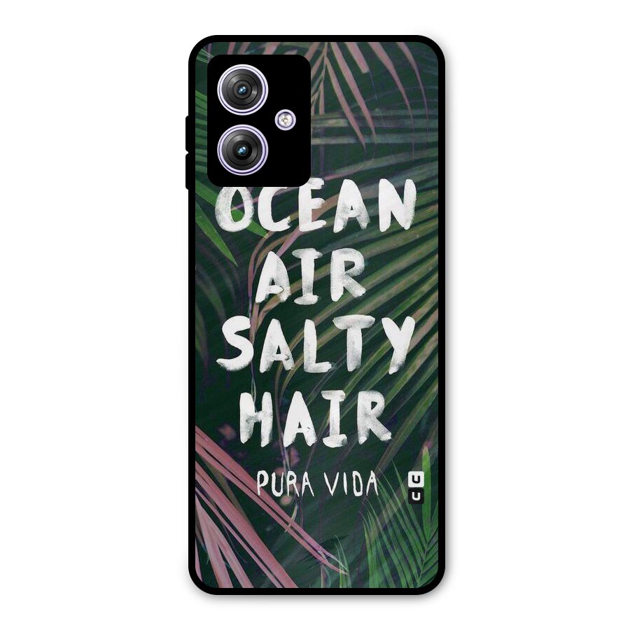 Salty Hair Metal Back Case for Moto G64