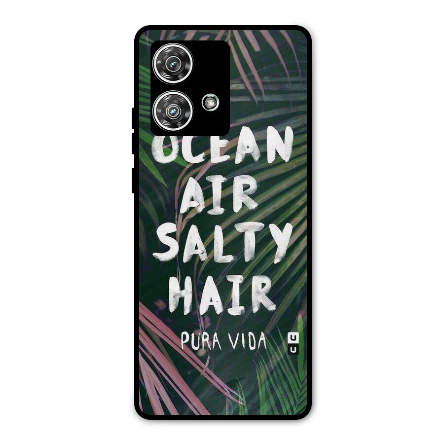 Salty Hair Metal Back Case for Motorola Edge 40 Neo