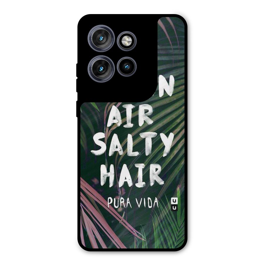 Salty Hair Metal Back Case for Motorola Edge 50 Neo