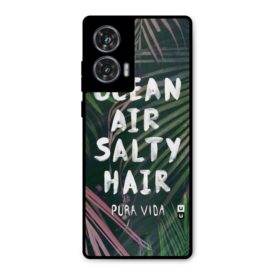 Salty Hair Metal Back Case for Motorola G96