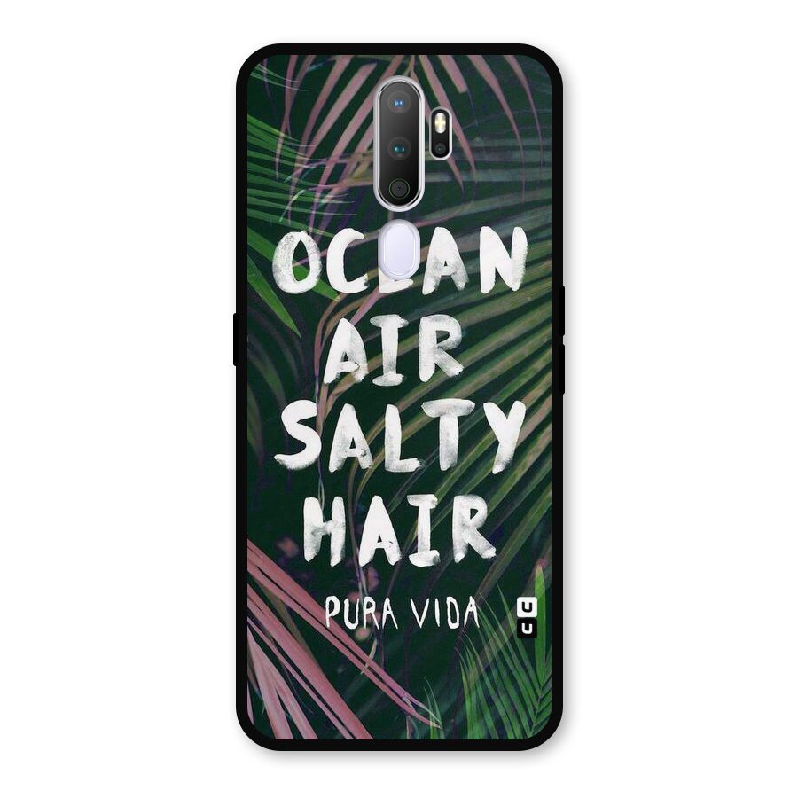 Salty Hair Metal Back Case for Oppo A9 (2020)