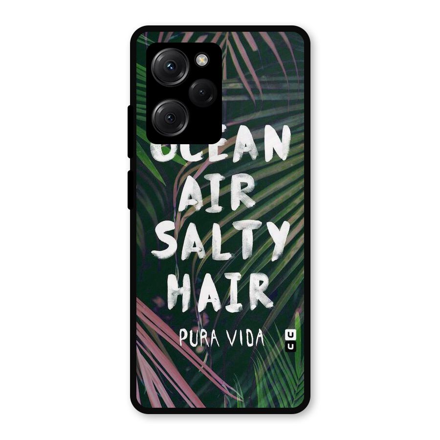 Salty Hair Metal Back Case for Poco X5 Pro