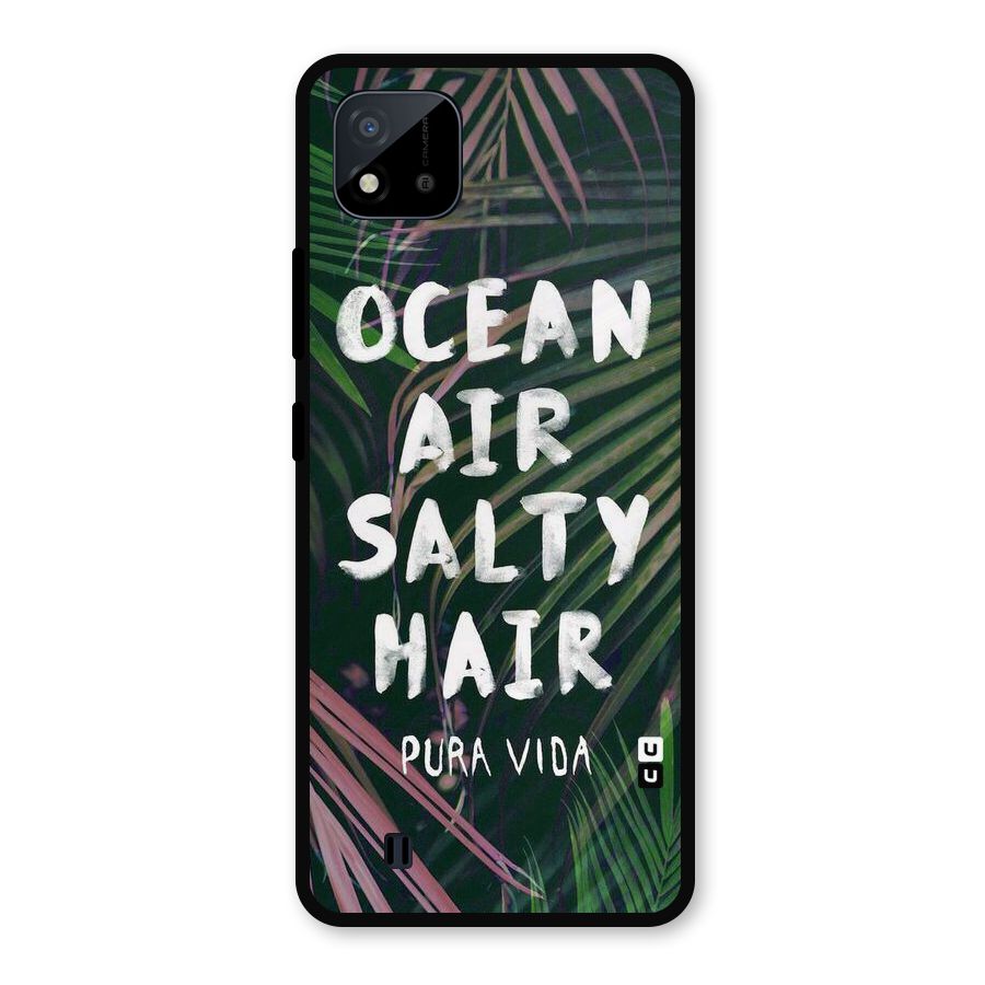Salty Hair Metal Back Case for Realme C11 2021