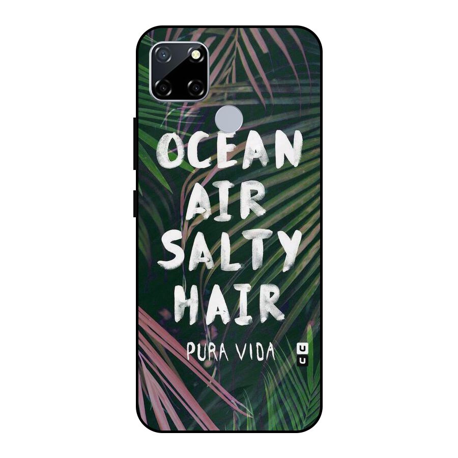 Salty Hair Metal Back Case for Realme Narzo 20