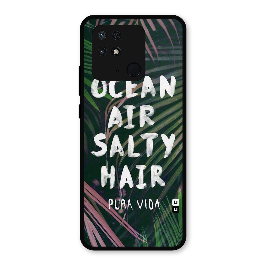 Salty Hair Metal Back Case for Redmi 10