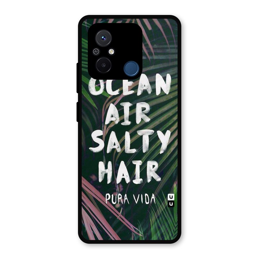 Salty Hair Metal Back Case for Redmi 12C