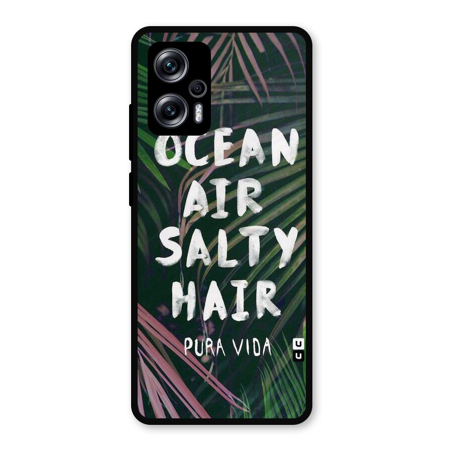 Salty Hair Metal Back Case for Redmi K50i