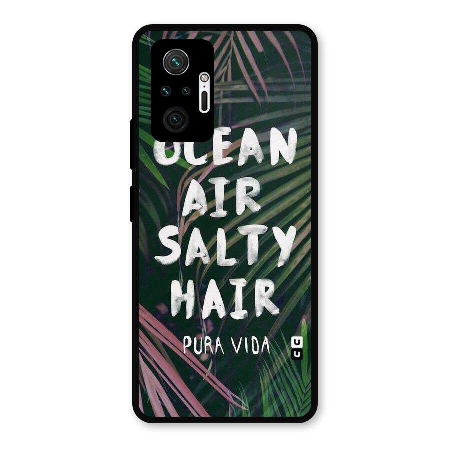 Salty Hair Metal Back Case for Redmi Note 10 Pro