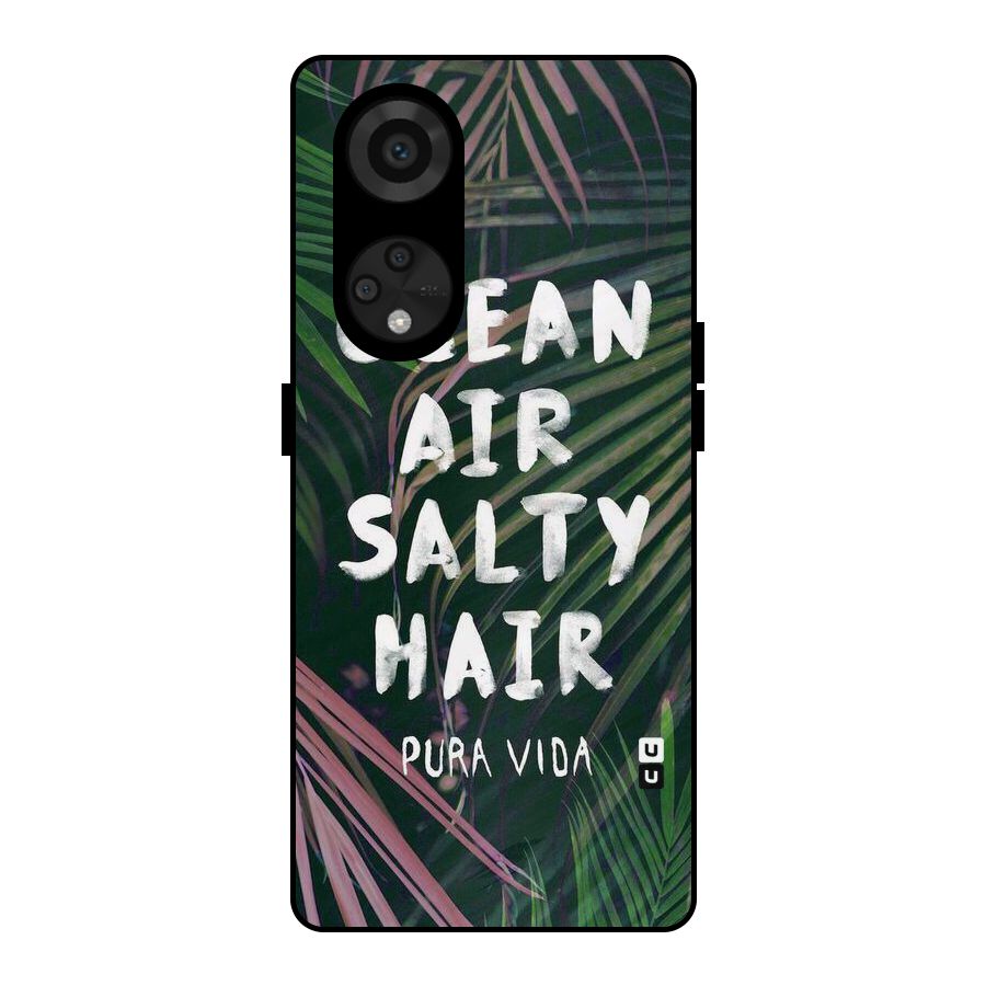 Salty Hair Metal Back Case for Reno8 T 5G