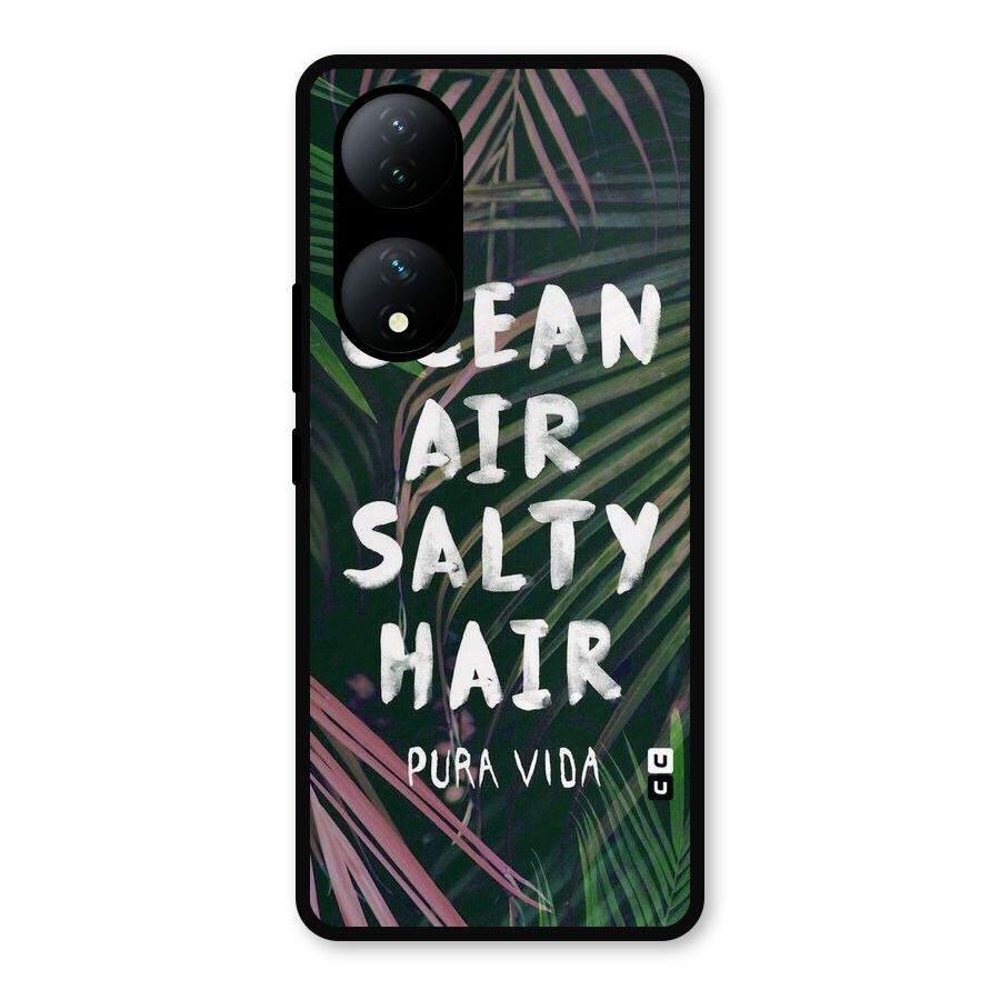 Salty Hair Metal Back Case for Vivo T2