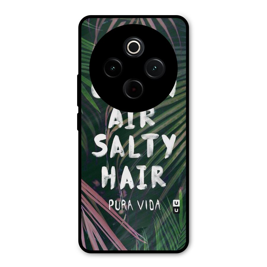 Salty Hair Metal Back Case for Vivo T4