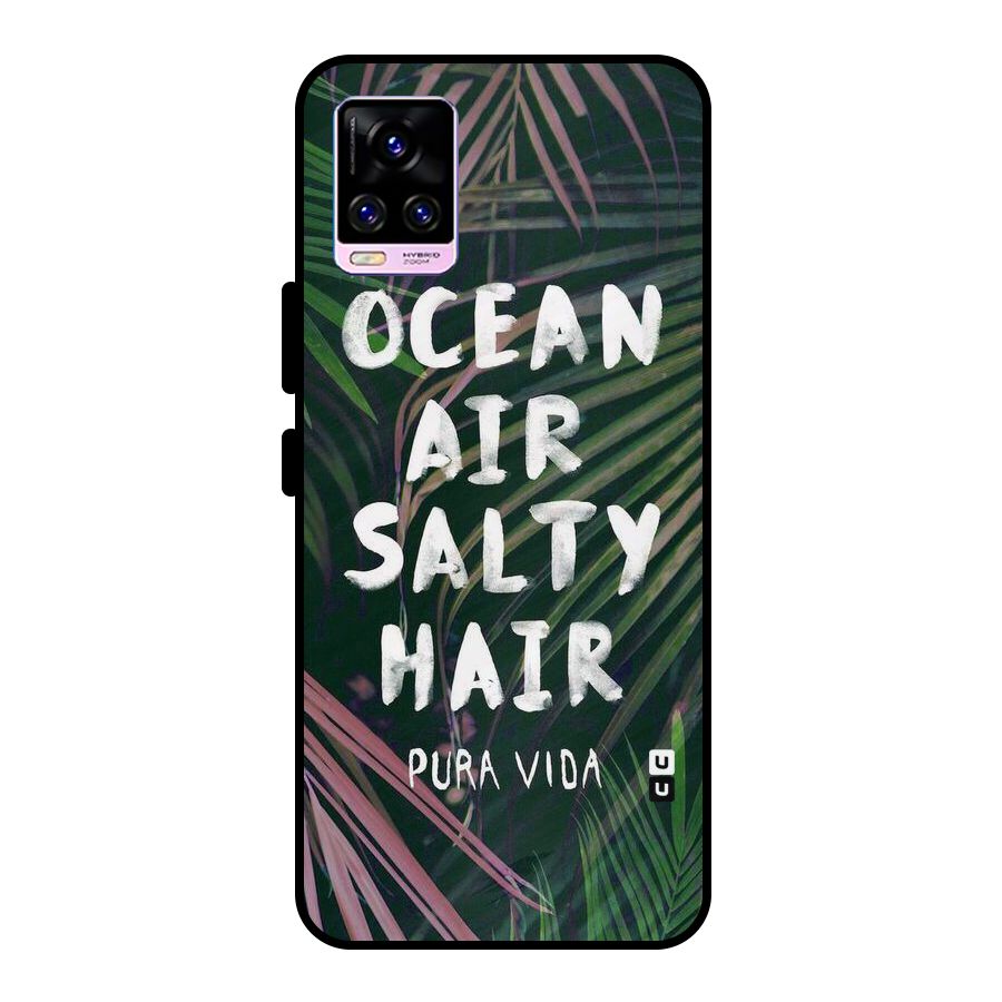 Salty Hair Metal Back Case for Vivo V20 Pro