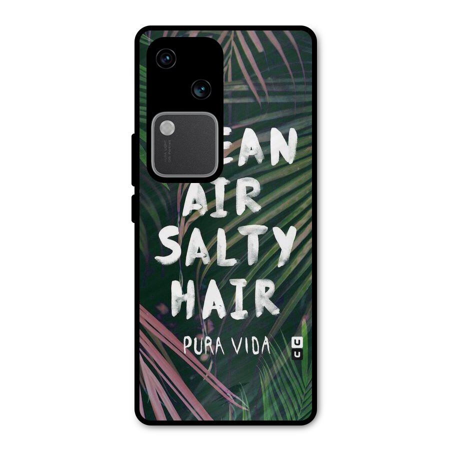 Salty Hair Metal Back Case for Vivo V30