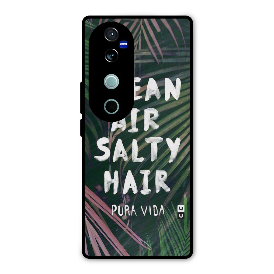 Salty Hair Metal Back Case for Vivo V40