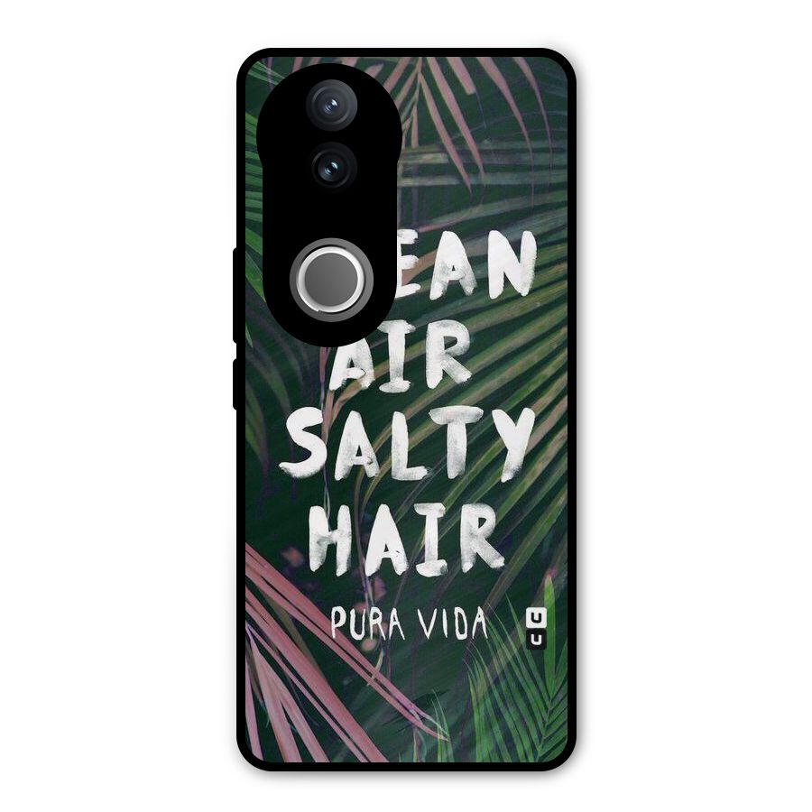 Salty Hair Metal Back Case for Vivo V50e