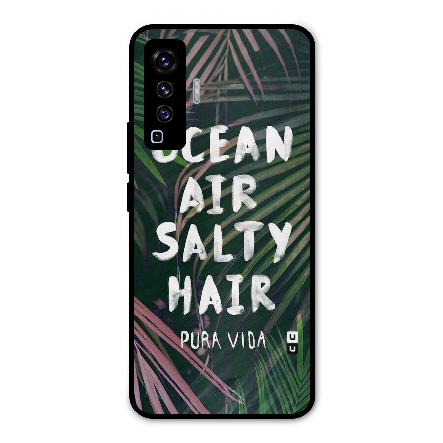 Salty Hair Metal Back Case for Vivo X50