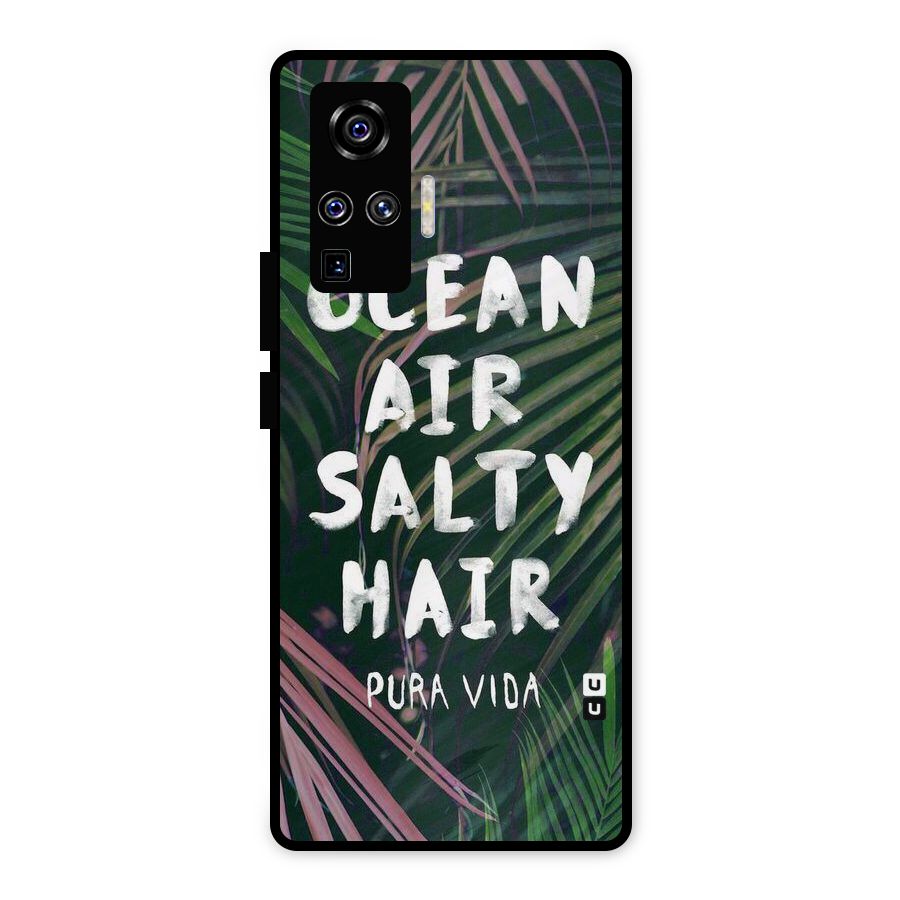 Salty Hair Metal Back Case for Vivo X50 Pro
