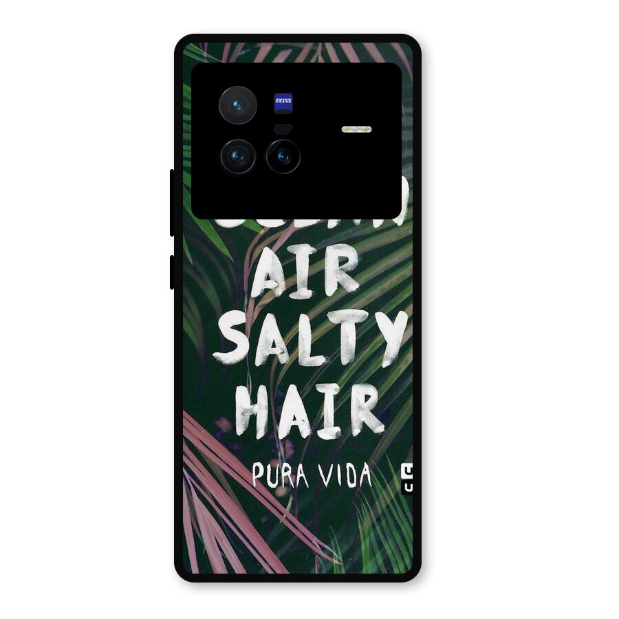 Salty Hair Metal Back Case for Vivo X80