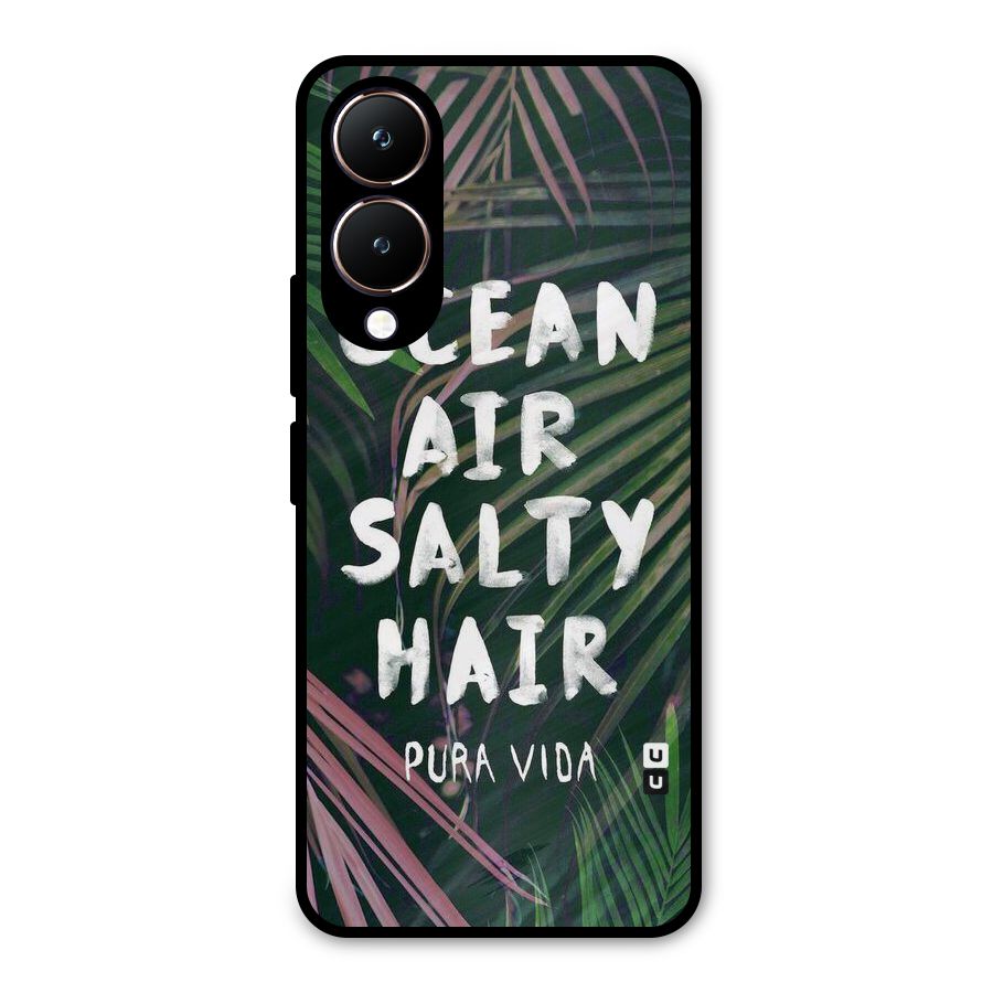 Salty Hair Metal Back Case for Vivo Y28