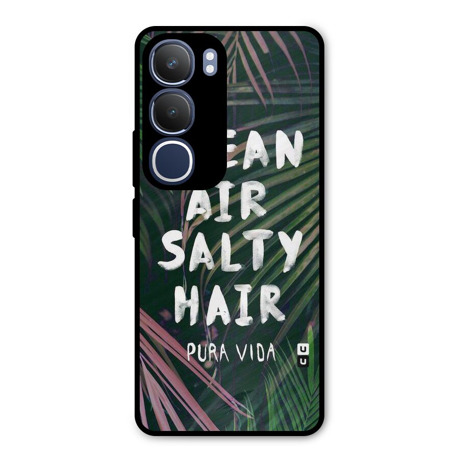 Salty Hair Metal Back Case for Vivo Y29