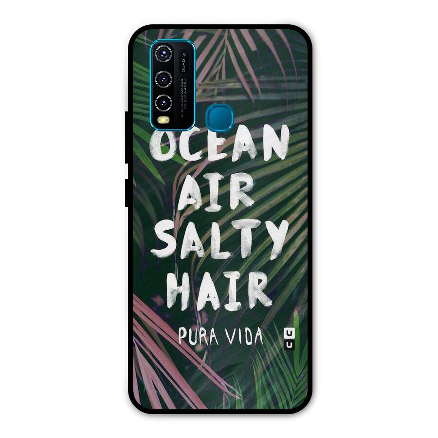 Salty Hair Metal Back Case for Vivo Y30