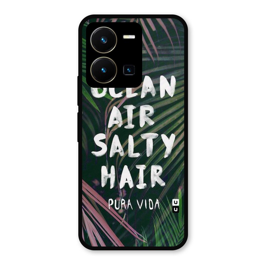 Salty Hair Metal Back Case for Vivo Y35